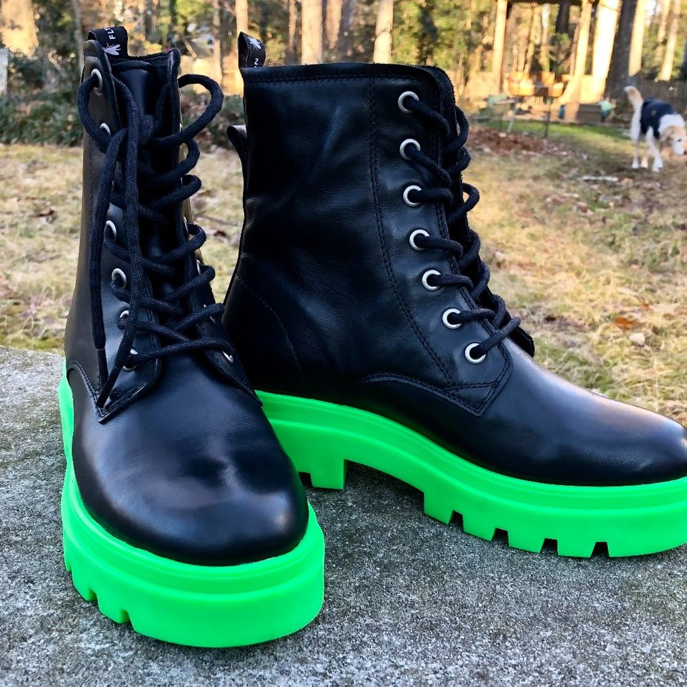 Fly London Jacy Boots Made in Portugal NWoB Size 37 OpiumCore